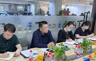 【同辰动态】热烈欢迎福田区委领导莅临同辰调研指导工作